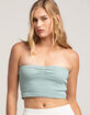 FULL TILT Stripe Cinch Womens Tube Top image number 1