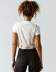 WEST OF MELROSE Cream Of The Crop Button Front Womens Vest image number 3