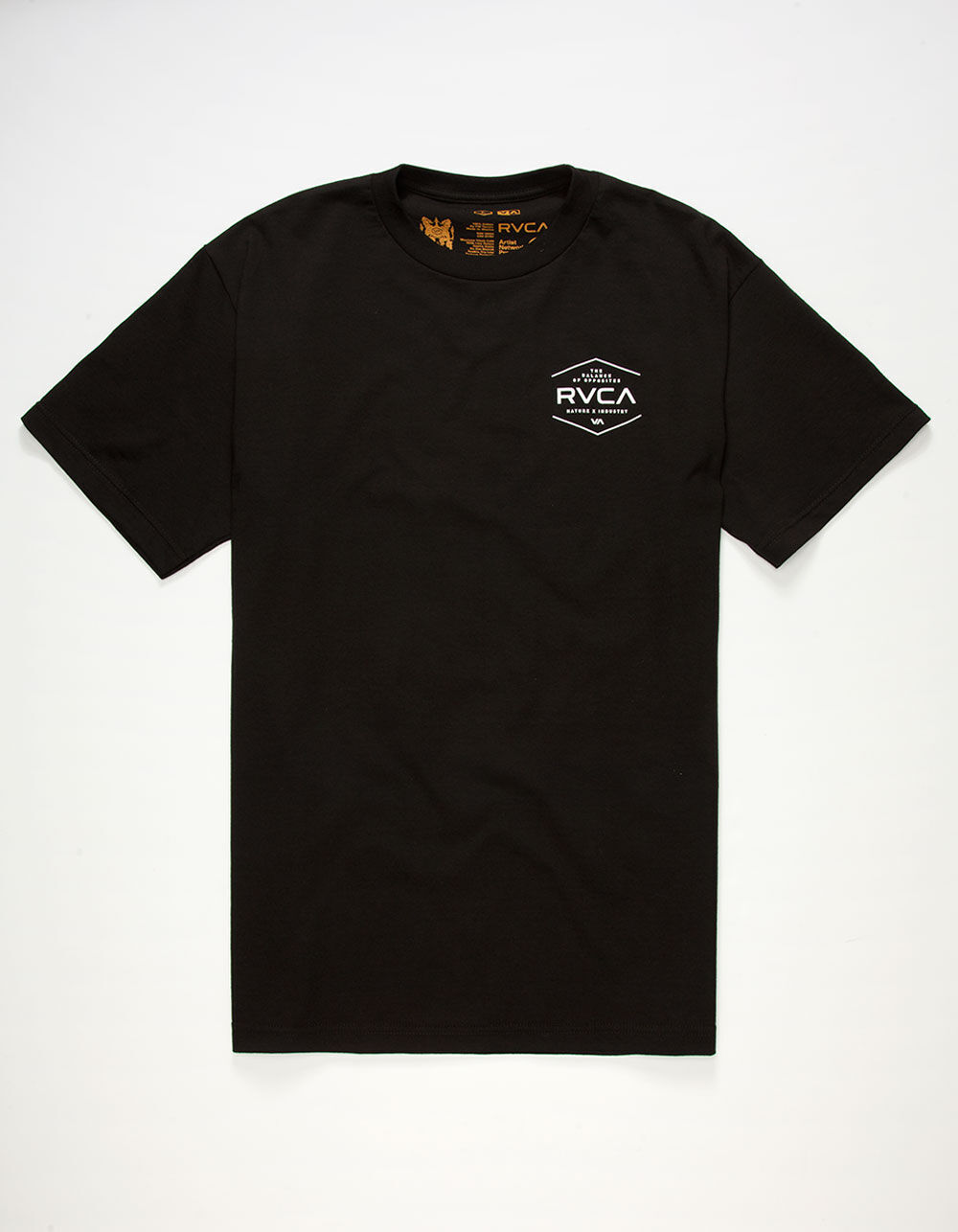 RVCA Pure Mens T-Shirt - BLACK - 253798100