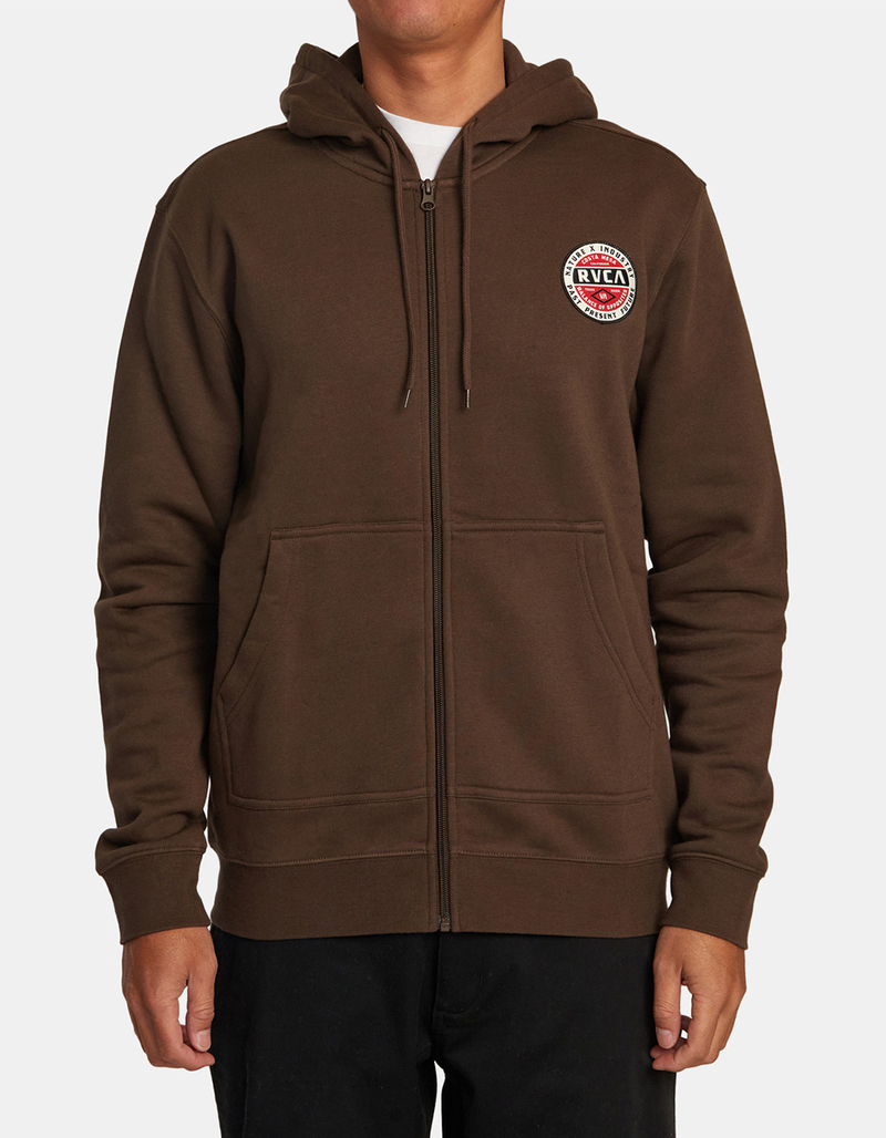 RVCA Standard Issue Mens Zip-Up Hoodie image number 0