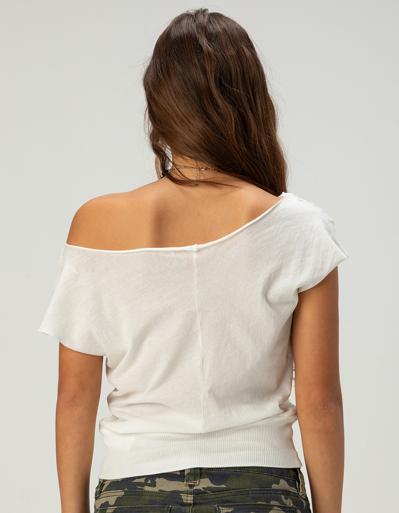 BDG Urban Outfitters Womens Off The Shoulder Banded Bottom Top image number 3