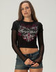 METAL MULISHA Patina Womens Long Sleeve 2fer Tee image number 1