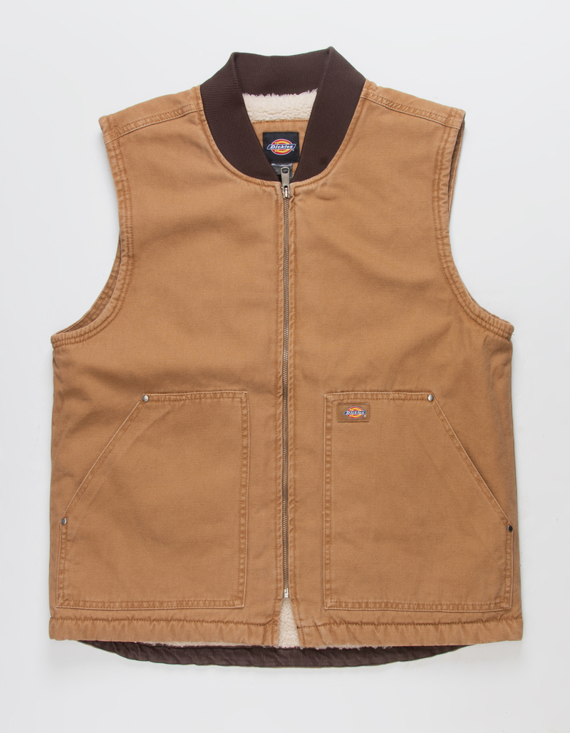 DICKIES Lined Mens Duck Vest image number 1