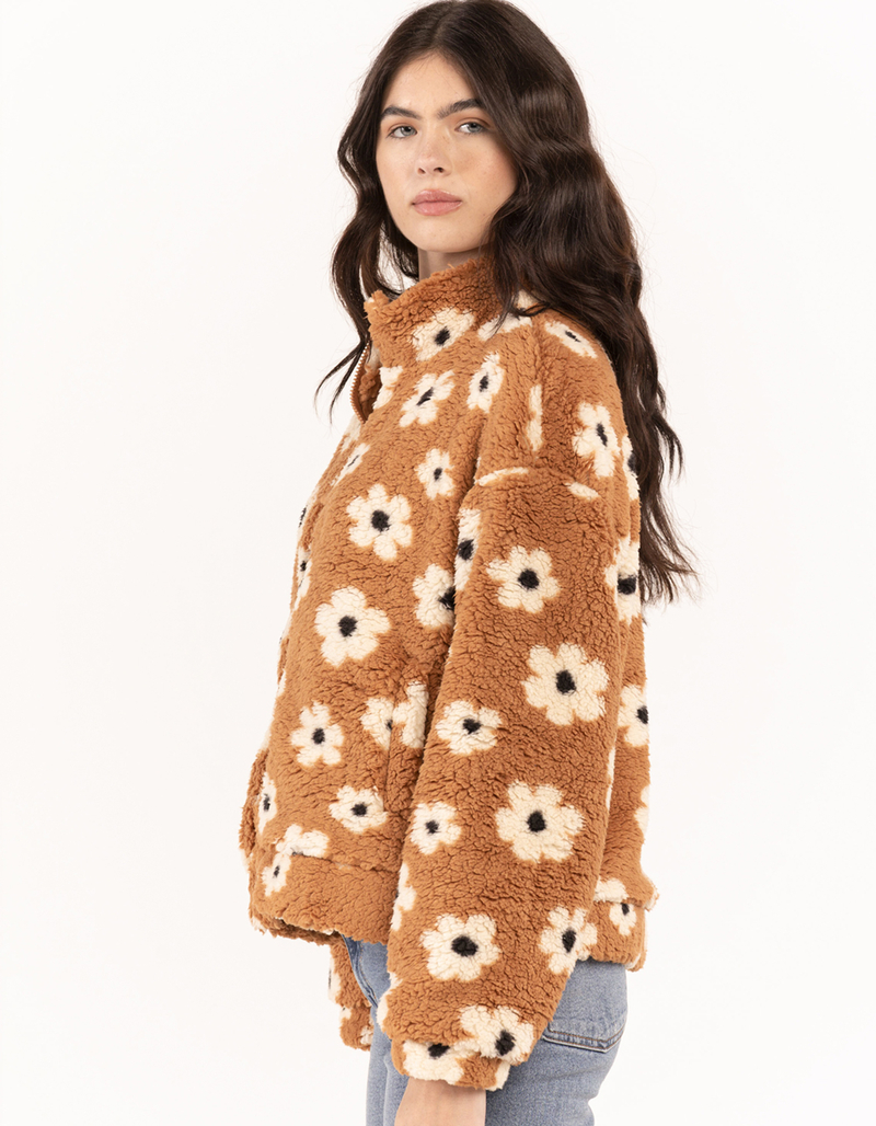 RSQ Print Womens Sherpa Jacket image number 1