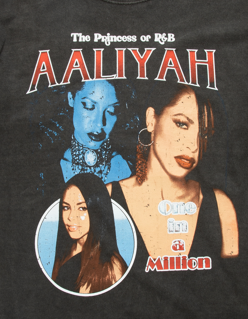 AALIYAH Princess of R&B Mens Tee image number 1