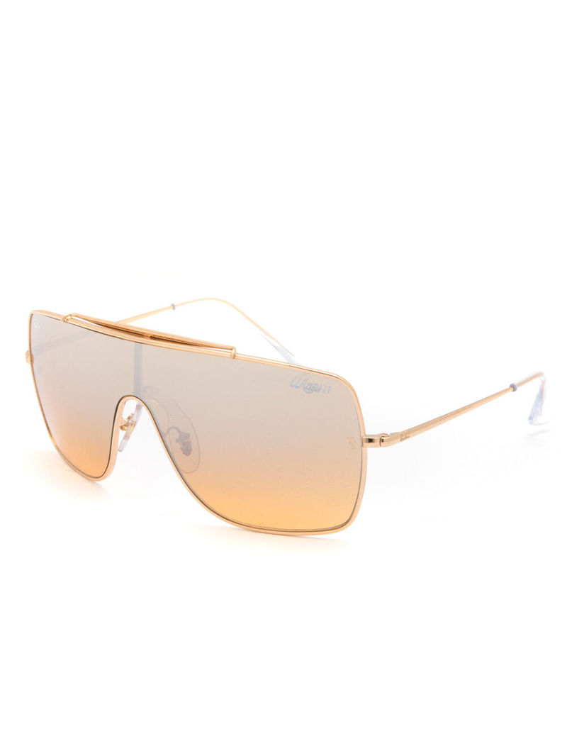 RAY-BAN Wings II Gold Orange/Silver Gradient Mirror Sunglasses image number 0