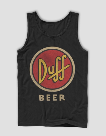 THE SIMPSONS Vintage Duff Logo Unisex Tank Top Primary Image