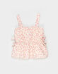 RSQ Girls Floral Tie Side Babydoll Top image number 1