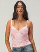 JUST POLLY Womens Sparkle Cami image number 1