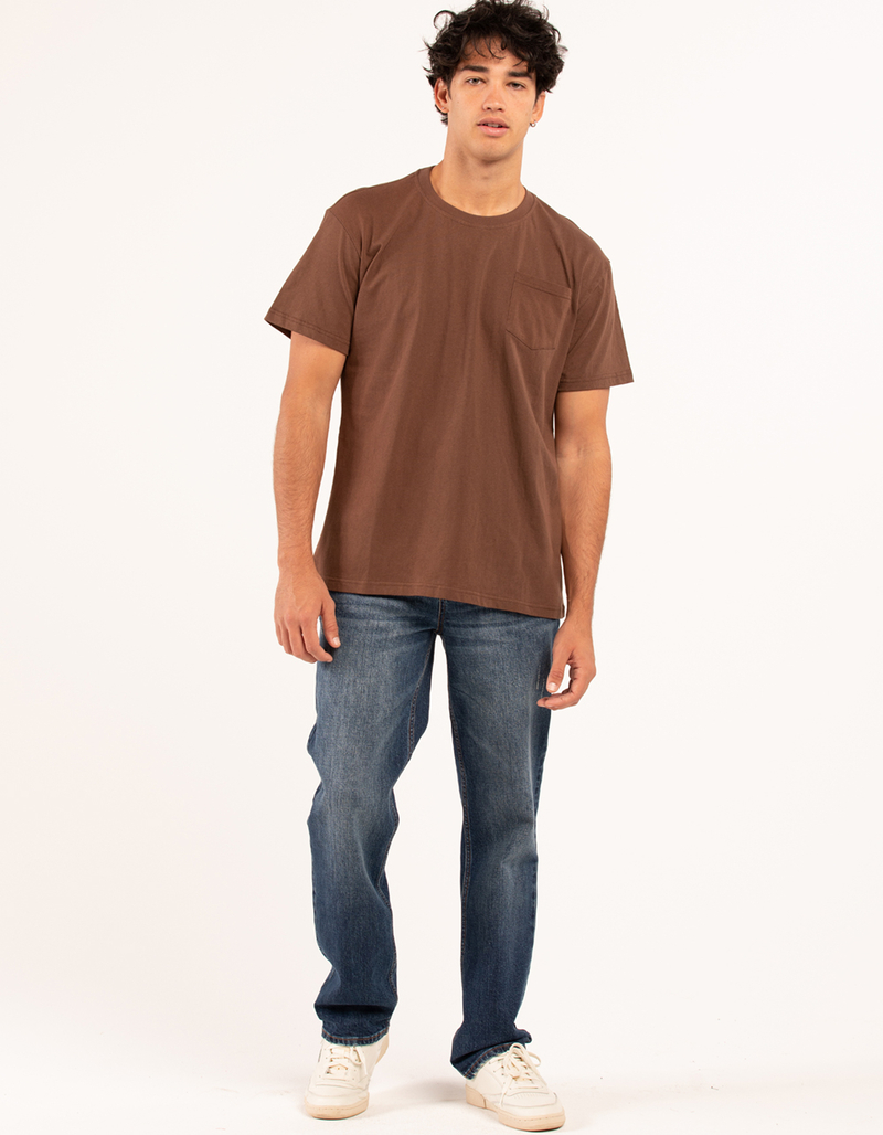 RSQ Oversized Solid Mens Pocket Tee image number 6