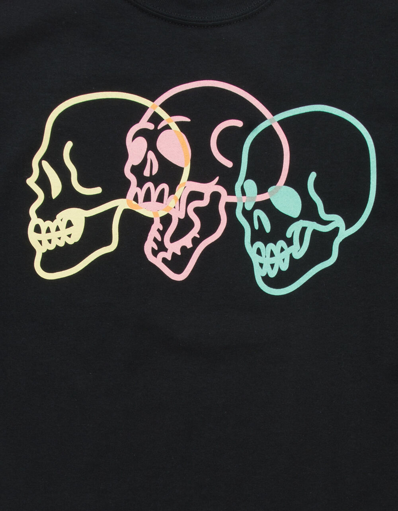 12OZ CLUB Skull Eat Skull Mens T-Shirt image number 1