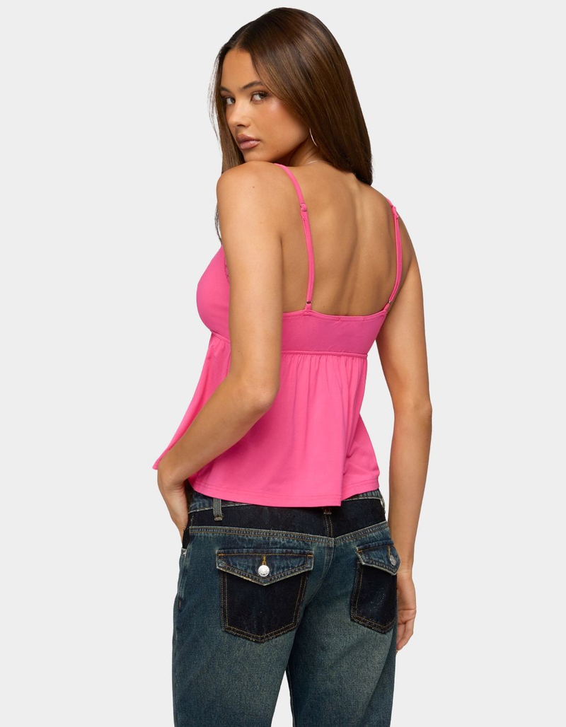EDIKTED Belen Lacey Babydoll Top image number 2