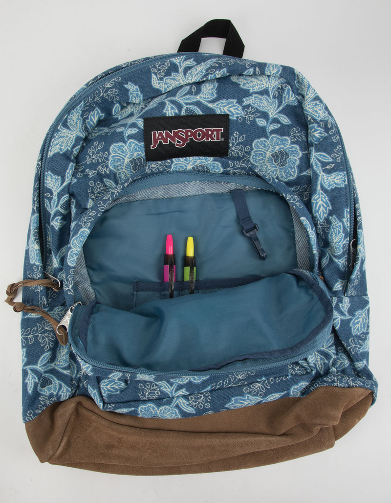 JANSPORT Right Pack Expressions Batik Blues Denim Backpack image number 4