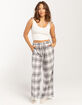 FULL TILT Plaid Womens Pajama Pants image number 5