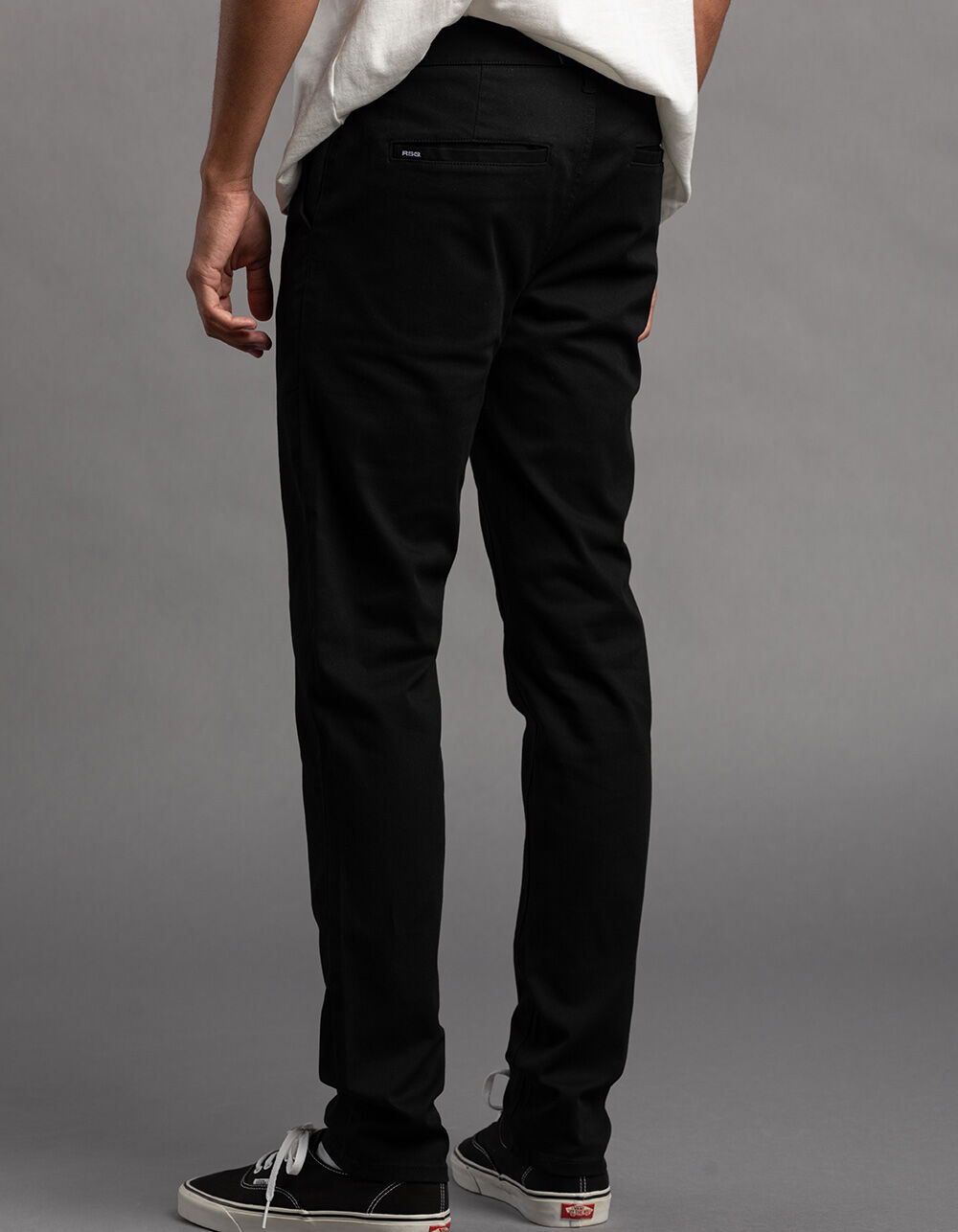RSQ Mens Skinny Chino Pants - BLACK - 40x32 | Tillys