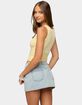 EDIKTED Beah Ribbed Knit V-Neck Top image number 3