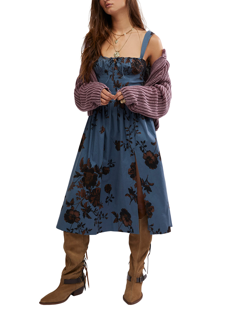 FREE PEOPLE Laters Baby Midi Dress image number 4