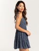 RSQ Womens Lace Tier Slip Dress image number 3