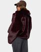 EDIKTED Kamilah Oversized Faux Fur Coat image number 3