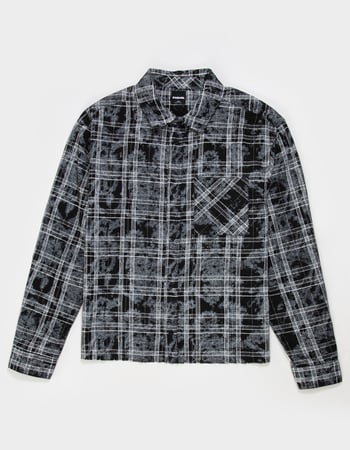 RSQ Mens Textured Flannel Alternative Image