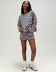 FULL TILT Stripe Womens Long Sleeve Tee image number 2