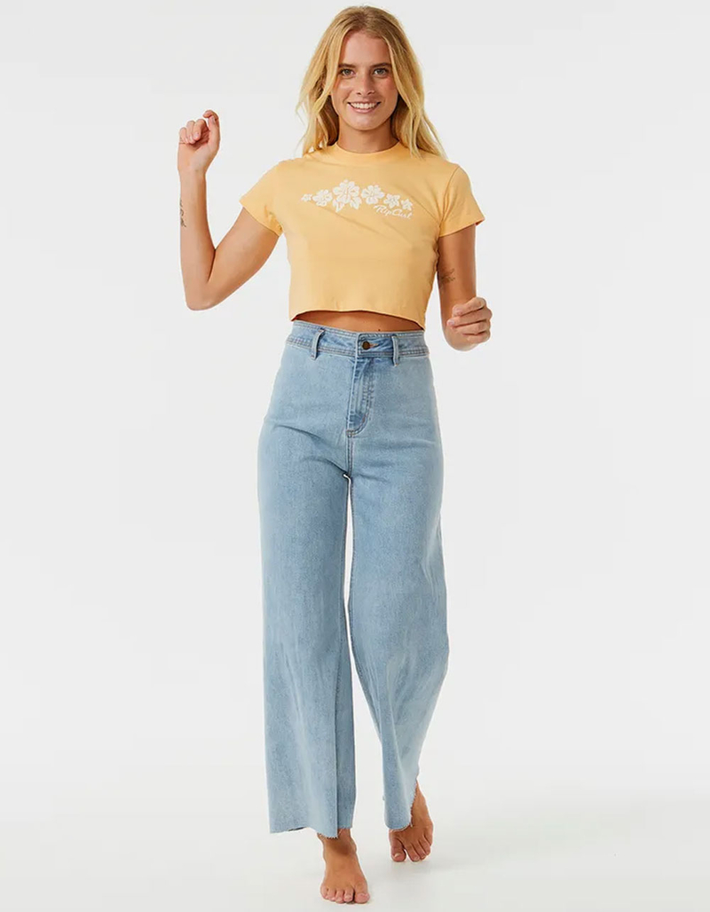 RIP CURL Hibiscus Womens Baby Tee image number 4