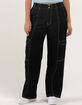 RSQ Womens Smock Waist Loose Cargo Pants image number 7