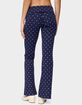 EDIKTED Daliya Polka Dot Fold Over Pants image number 3
