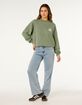 RIP CURL Sports Dept Drop Shoulder Womens Crewneck Sweatshirt image number 3