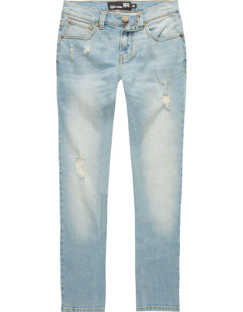 RSQ Tokyo Super Skinny Stretch Boys Ripped Jeans image number 0