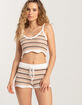 FULL TILT Crochet Womens Bloomer Shorts image number 1