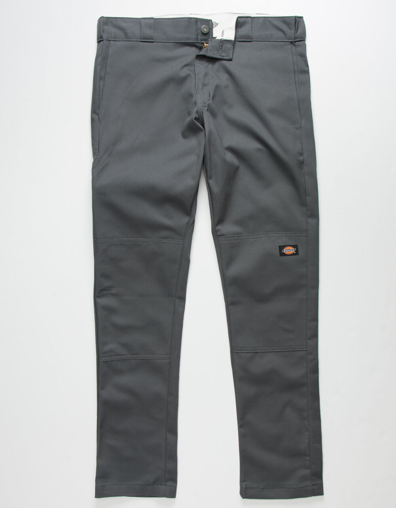 DICKIES Twill Double Knee Mens Charcoal Pants image number 0