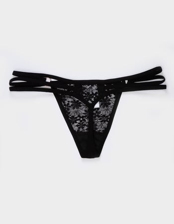 FULL TILT Side Strappy Lace Thong Alternative Image