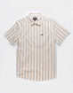 BRIXTON Charter Stripe Mens Button Up Shirt image number 2