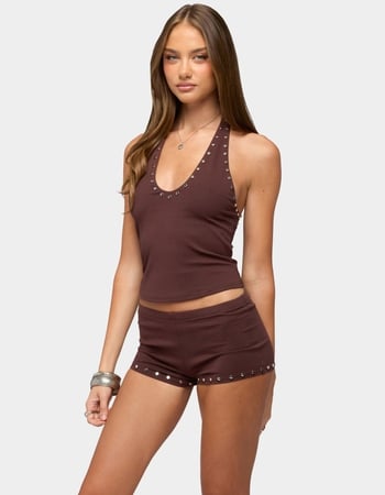 EDIKTED Ariadna Studded Halter Top Alternative Image