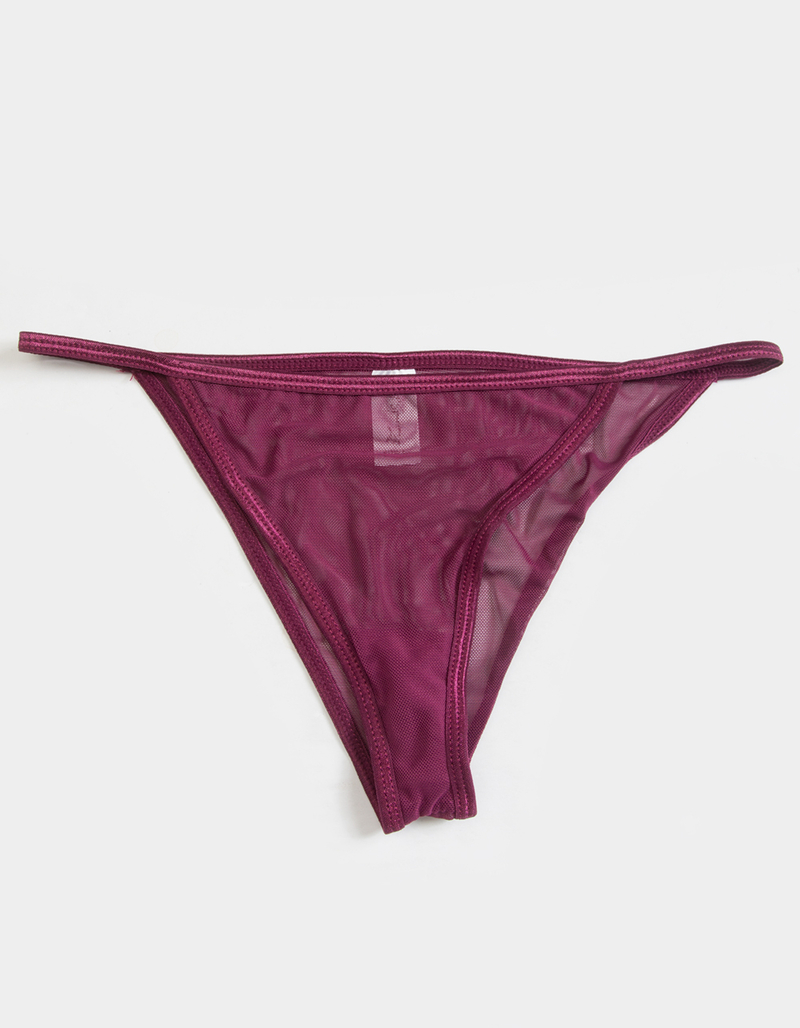 SKY & SPARROW Mesh Bikini Panties image number 0