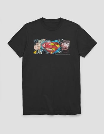 SUPERMAN Paper Logo Unisex Tee Primary Image