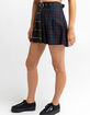 ALMOST FAMOUS Womens Splice Plaid Skirt image number 3