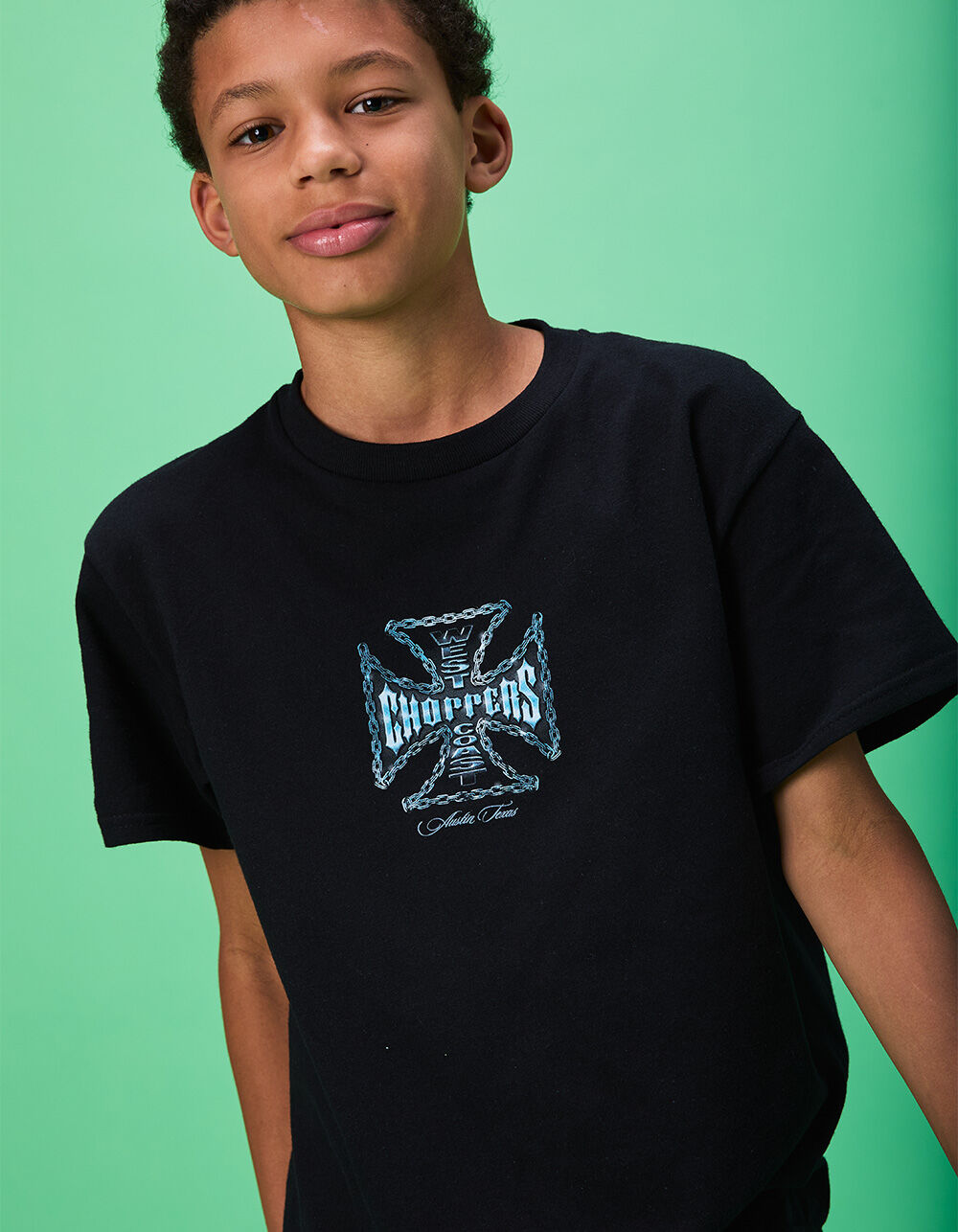 WEST COAST CHOPPERS Chained Boys Tee - BLACK | Tillys