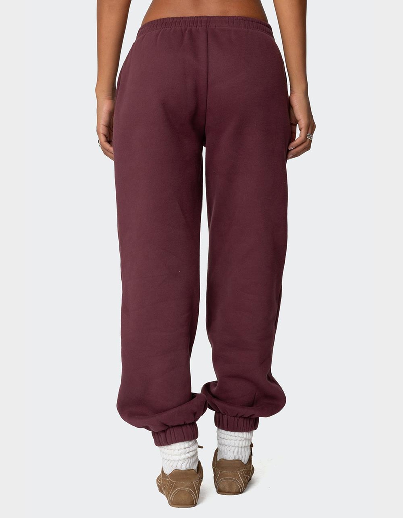 EDIKTED Sasha Bow Detail Sweatpants image number 4