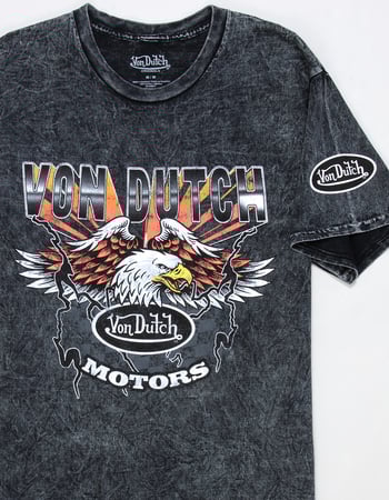 VON DUTCH Moto Chrome Mens Tee Alternative Image