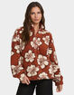 BILLABONG All The Time Womens Half-Zip Sherpa Sweatshirt image number 1