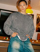 RSQ Mens Distressed Sweater image number 1