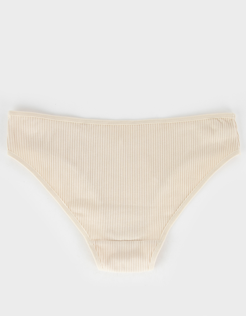 SKY & SPARROW Rib V Bikini Panties image number 2