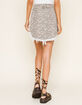 FREE PEOPLE Printed Bailey Denim Mini Skirt image number 4