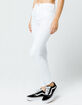 SNEAK PEEK White Womens Skinny Jeans image number 2