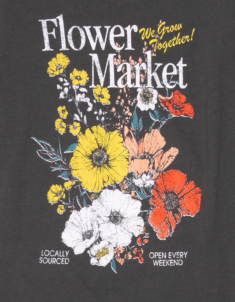 GIRL DANGEROUS Flower Market Girls Boyfriend Tee image number 1