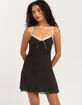 RSQ Womens Polka Dot Mesh Slip Dress image number 1