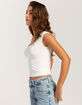 FULL TILT Seamless Cap Sleeve Womens Tee image number 3