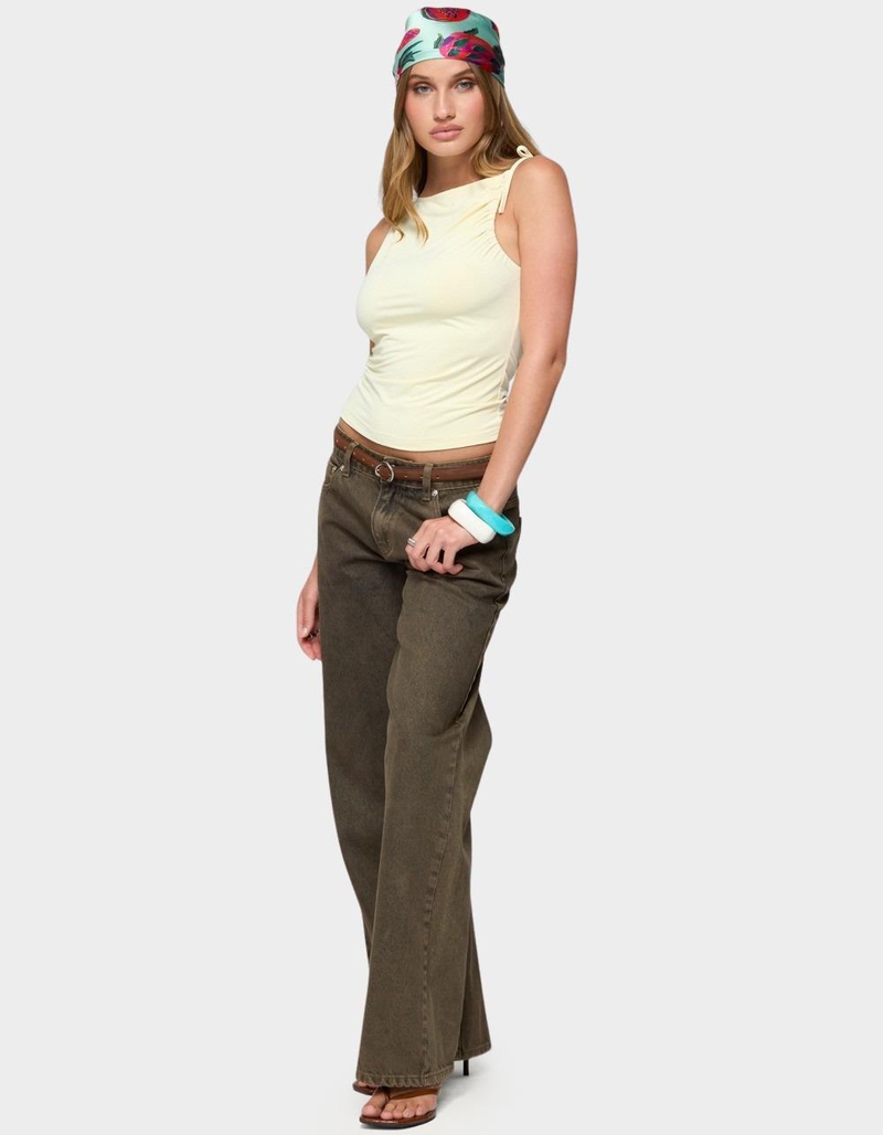EDIKTED Shanee Tie Shoulder Top image number 3
